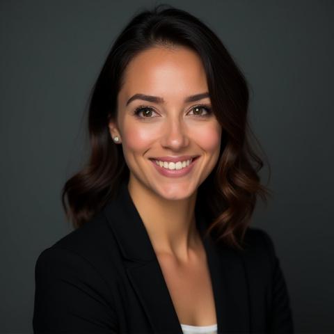 Professionelles Porträt von Emily Rodriguez, Performance-Analystin